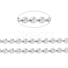 Tarnish Resistant 3.28 Feet Handmade 304 Stainless Steel Link Chains X-CHS-M004-11P-2