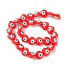 Evil Eye Resin Beads Strands RESI-F040-01F-2