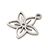 Non-Tarnish 304 Stainless Steel Charms STAS-S123-01P-09-2