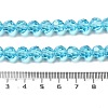 Transparent Glass Beads EGLA-A035-T8mm-D08-5