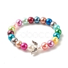 Acrylic Beaded Stretch Kids Bracelets BJEW-JB07771-1