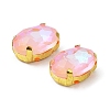 Mocha(MK) Oval Sew on Rhinestone RGLA-F080-01A-01-3
