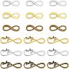 120Pcs 6 Styles Tibetan Style Alloy Infinity with Hope Connector Charms TIBE-FH0001-20-1