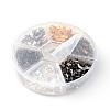 1 Box 1380PCS 6 Colors Iron Folding Crimp Ends IFIN-JP0008-01-4