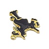 Halloween Alloy Enamel Pendants PALLOY-O108-04LG-03-3