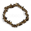 Unisex Chip Natural Quartz Crystal Beaded Stretch Bracelets BJEW-S143-36-1-2