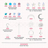 DIY Star Moon Suncatcher Making Kits DIY-TA0013-80-4