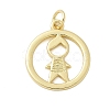 Brass Pendants KK-P293-34G-1