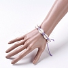Natural Cowrie Shell Braided Beads Bracelets BJEW-JB05057-6