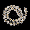 Handmade Millefiori Lampwork Beads Strands LAMP-G164-03O-2