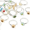 Brass Adjustable Rings RJEW-PH01311-1