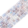 Gradient Color Electroplate Glass Bead Strands GLAA-E042-05D-1