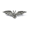 Alloy Glass Rhinestone Brooches JEWB-R017-11-1