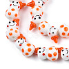 Handmade Lampwork Beads Strands LAMP-N021-43H-3