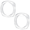 2Pcs Imitation Marble Acrylic Bangle for Women BJEW-UN0001-69A-1