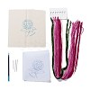 DIY Embroidered Making Kit DIY-F088-04-2