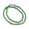 Round Full Rainbow Plated Faceted(32 Facets) Electroplate Glass Beads Strands X-EGLA-J130-FR14-3