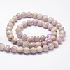 Natural Kunzite Beads Strands G-F364-10-8mm-2