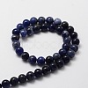 Natural Sodalite Round Beads Strands G-E329-8mm-39-2