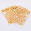 Heart Printed Organza Bags OP-R022-13x18-04-2
