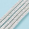 Electroplate Non-magnetic Synthetic Hematite Beads Strands G-L485-04B-S-2