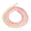 Transparent Painted Glass Beads Strands DGLA-A034-T3mm-A09-5