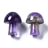 Natural Amethyst GuaSha Stone G-N0325-02U-3