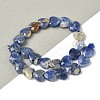 Natural Sodalite Beads Strands G-D316-B08-1