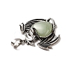 Natural Green Aventurine Heart Pendants KK-K331-01AS-09-4
