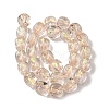 Handmade Foil Lampwork Beads Strands FOIL-C002-01B-2