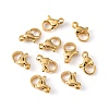 304 Stainless Steel Lobster Claw Clasps STAS-R050-10x6mm-02-2