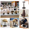 Wood Dome Shaped Stem Hat Rack AJEW-WH0609-778A-5