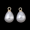 ABS Plastic Pearl Pendants FIND-Z105-03C-01G-1