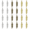 30Pcs 3 Colors Alloy Pendants FEAT-CJ0001-01-1