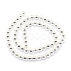 Electroplate Non-magnetic Synthetic Hematite Beads Strands G-L485-01G-S-3