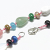 Natural & Synthetic Gemstone Beaded Necklaces NJEW-S389-24-2