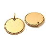 304 Stainless Steel Pendants STAS-L022-183G-2