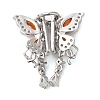 Brass Micro Pave Cubic Zirconia Slide Charms KK-G503-37P-01-3