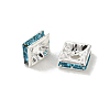 Brass Rhinestone Spacer Beads RSB072-13S-1