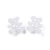 Opaque Acrylic with Glitter Powder Beads X-SACR-G024-05-1