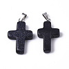 Synthetic Blue Goldstone Pendants G-J354-03A-2