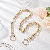 2Pcs 2 Styles Aluminium Textured Rope Chain Bag Decorative Chains FIND-JF00161-4