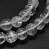 Natural Clear Quartz Crystal Beads Strands G-F570-01-6mm-3