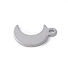 925 Sterling Silver Moon Charms STER-M099-03P-2