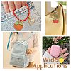 10Pcs 5 Styles Fruit Series Microfiber Leather Pendants FIND-CJ0005-21-7