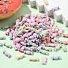 200Pcs Craft Style Acrylic Beads MACR-YW0003-56-5