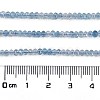 Natural Aquamarine Beads Strands X-G-L587-B02-01-4