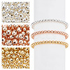 300Pcs 3 Colors Rack Plating Brass Beads KK-ME0002-73-1