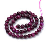 Natural Tiger Eye Beads Strands G-S259-03D-8mm-2