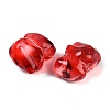 Spray Painted Glass Beads GLAA-Z007-04G-2